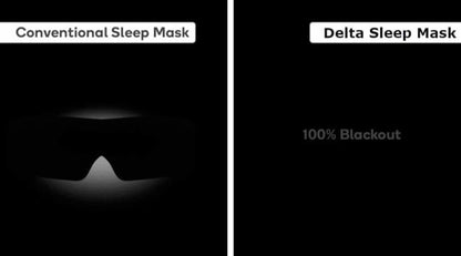 Deluxe Delta Sleep Mask - 100% Light Blocking